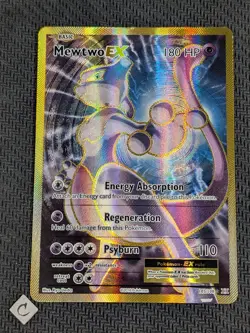 Mewtwo EX 103/108 - XY Evolutions Gold Full Art Pokemon TCG LP - Image 1