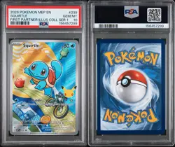 2026 Pokemon First Partner Illustration Series 1 Squirtle #039 PSA 10 Promo - Image 3