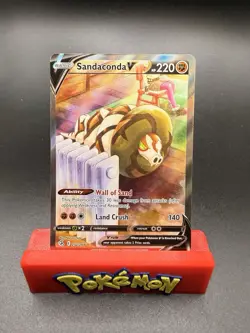 Sandaconda V 252/264 Ultra Rare Fusion Strike Pokemon Holo NM - Image 1