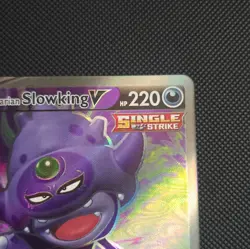 Pokemon TCG: Galarian Slowking V Full Art Ultra Rare Holo 178/198 Chilling Reign - Image 3