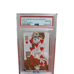 2016 One Piece Film: Gold P/C Koala 10 Of Hearts POP 2 PSA 10! - Image 1