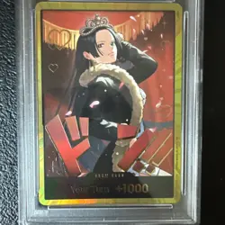 Bandai One Piece CCG 2026 EB03 Don!! Hancock Gold Holo PSA 9 English - Image 3