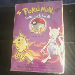 Wizards of the Coast Pokemon TCG Zap! Theme Deck 60-Card Sealed English 1999 - Image 1