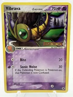 Pokemon Card - Vibrava Dragon Frontiers 42/101 Reverse Holo Stamped - Image 2