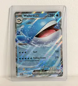 Pokemon Wailord EX 016/084 Pitch Black Card Near Mint - Image 1