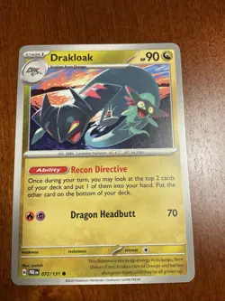 Drakloak 072/131 Prismatic Evolutions Regular Pokemon TCG Card - Image 1
