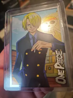 2022 ONE PIECE Epic Journey Panini Card 23 SANJI TCG Silver Border - Image 3