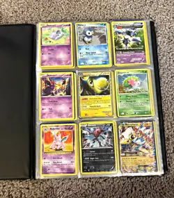 180+ Pokemon TCG Card Lot English Foil + More in Ultra PRO Mewtwo Binder English - Image 1