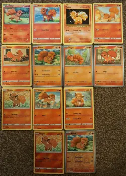 Pokemon Vulpix Bundle Team Up Evolutions Fusion Strike & More 13 Cards - Image 1