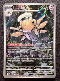 Shedinja 144/132 Illustration Rare Pokemon Card NM - Image 1