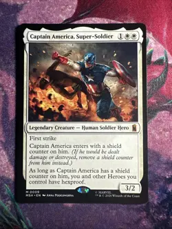 Captain America, Super-Soldier - M 009 - MTG Marvel Super Heroes - Image 1