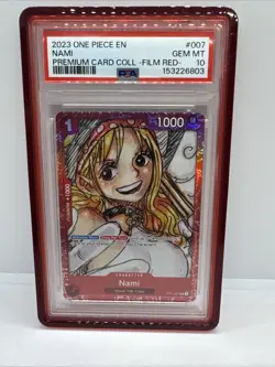 2023 ONE PIECE PREMIUM CARD COLLECTION FILM RED EDITION #ST01-007 NAMI PSA 10 - Image 1