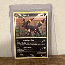 Pokemon TCG Umbreon 10/90 Non-Holo Card HGSS Undaunted - Image 1