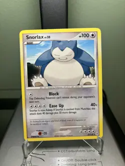 Snorlax Pokemon TCG Diamond And Pearl Rare Card #37/130 - Image 1