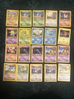 Vintage Lot Base, Fossil, Jungle 94 Cards - Image 1
