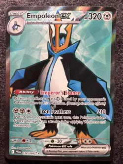 Empoleon ex 114/094 Full Art Holo Pokemon Card NM - Image 1