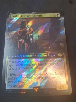 Magic Lotho Corrupt Shirriff EA Surge Foil Lord of the Rings Card 781 - Image 1