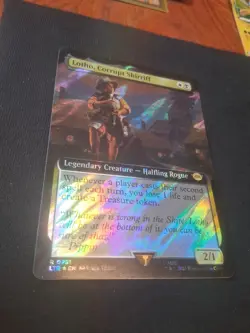 Magic Lotho Corrupt Shirriff EA Surge Foil Lord of the Rings Card 781 - Image 2