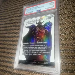2025 MTG FINAL FANTASY: THROUGH THE AGES FOIL GOLBEZ, CLAD IN DARKNESS PSA 9 - Image 1