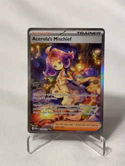 Pokemon Acerola's Mischief Mega Evolutions SIR 183/132 NM - Image 1