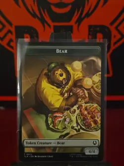 Bear // Food Double-Sided Token 0012 MTG Magic the Gathering - Image 1
