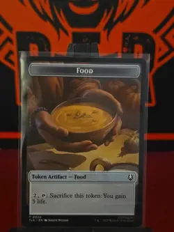 Bear // Food Double-Sided Token 0012 MTG Magic the Gathering - Image 2