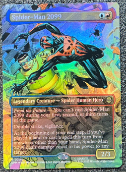 Spider-Man 2099 (0205) (Borderless) Foil - Marvel's Spider-Man (SPM) - Image 1