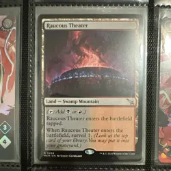 Wizards of the Coast MTG Raucous Theater MKM Rare Regular Land 266 EN 2024 - Image 1