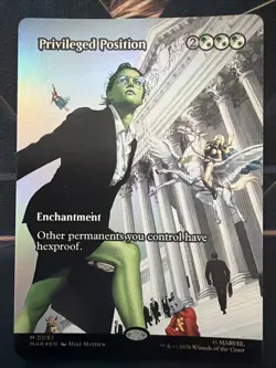 Privileged Position (Borderless) Marvel Universe Eternal-Legal Foil - Image 1