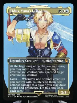 MTG – Tidus, Yuna’s Guardian – #M205 – Commander: Final Fantasy – Borderless - Image 1