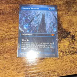 Wizards of the Coast MTG Storm of Saruman 413 LTR Mythic Regular Borderless EN - Image 3