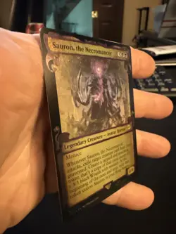 Sauron, the Necromancer (Showcase Scrolls Foil) Lord of the Rings 557 NM - Image 2