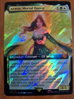 Arwen, Mortal Queen LTR 778 Mythic Surge Foil LOTR: Tales of Middle Earth NM MTG - Image 1