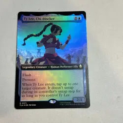 MTG Ty Lee, Chi Blocker (Extended Art Foil) Avatar: The Last Airbender 371 NM - Image 1
