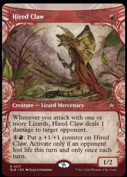 HIRED CLAW (SHOWCASE) BLOOMBURROW MAGIC: THE GATHERING LP - Image 1