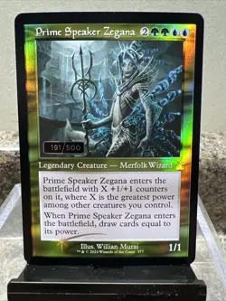 PRIME SPEAKER ZEGANA 191/500 SERIALIZED RAVNICA REMASTERED #ML - Image 1