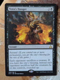 MTG - Vona's Hunger - Rivals of Ixalan - NM - Image 1