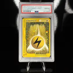 2002 PSA 10 Pokemon Mcdonald's Japanese Lightning Energy Holo - Image 1