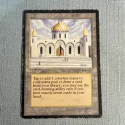 Library of Alexandria Magic The Gathering Arabian Nights Vintage HP - Image 1