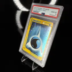 2002 Pokemon Japanese McDonalds Water Energy Holo (PSA 10) - Image 2