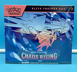 Pokemon TCG Mega Evolution Chaos Rising Elite Trainer Box ETB Factory Sealed - Image 1