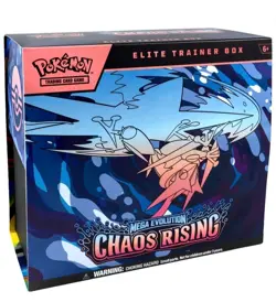 Pokemon TCG Mega Evolution Chaos Rising Elite Trainer Box ETB Factory Sealed New - Image 1