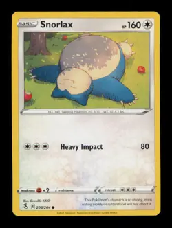 Snorlax 206/264 Fusion Strike Pokemon - Image 1