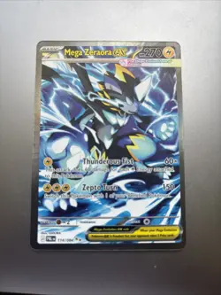 Pokemon Mega Zeraora ex Secret Illustration Rare 114/084 Pitch Black Near Mint - Image 1