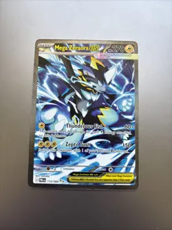 Pokemon Mega Zeraora ex Secret Illustration Rare 114/084 Pitch Black Near Mint - Image 3