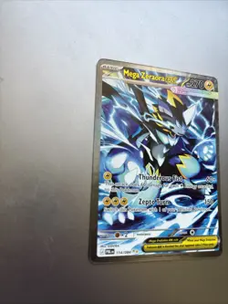 Pokemon Mega Zeraora ex Secret Illustration Rare 114/084 Pitch Black Near Mint - Image 5