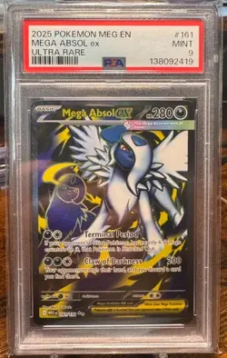 Pokemon Mega Absol EX Meg En-mega Evolution 161/132 Ultra Rare PSA 9 - Image 1