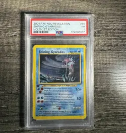 Pokemon TCG Shining Gyarados Holo Neo Revelation 1st Edition - Image 1
