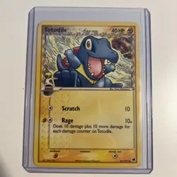 Totodile Delta Species #67/101 Pokemon TCG Dragon Frontiers Non Holo LP - Image 1