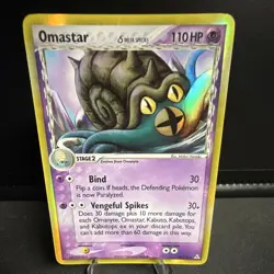 The Pokemon Company Omastar 13/110 Holon Phantoms Delta Species Holo Rare 110HP - Image 1